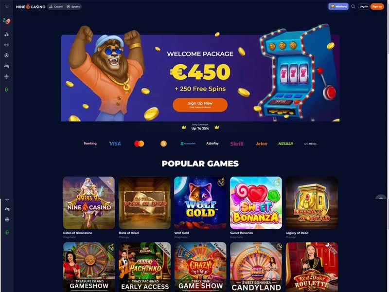 Nine casino login à France